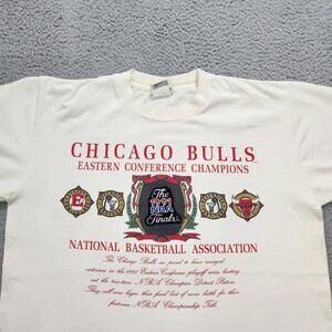 Chicago Bulls Shirt Mens  The Nba Finals Single Stitch Nutmeg Us Made